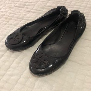 Black Patent leather Tory Burch Flats